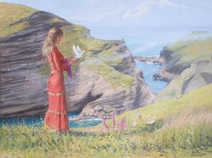 Queen guinevere at Tintagel