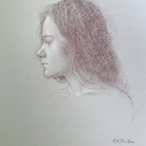 Head of a young woman