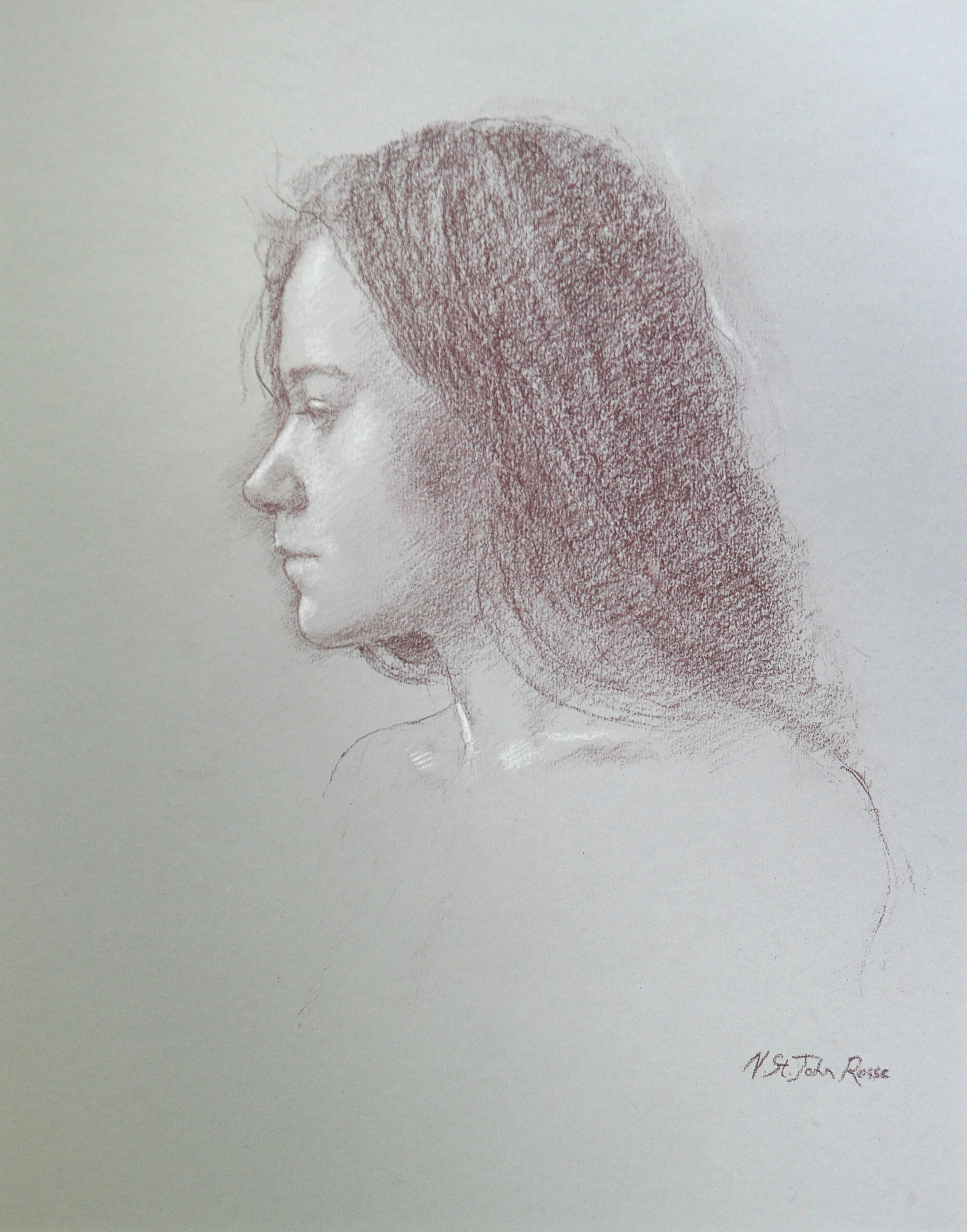 Head of a young woman